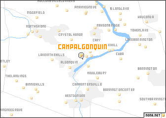 map of Camp Algonquin