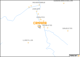 map of Campana
