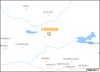 map of Campana