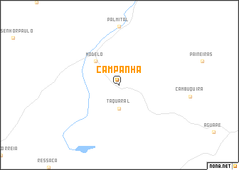 map of Campanha