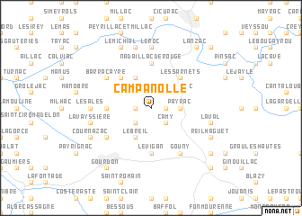 map of Campanolle