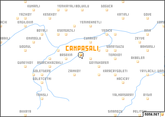 map of Çampaşalı