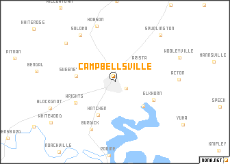 map of Campbellsville