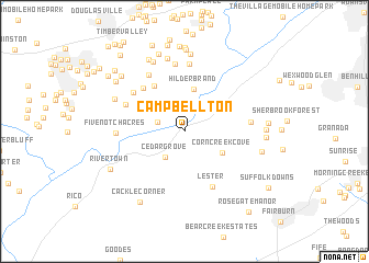 map of Campbellton