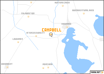 map of Campbell