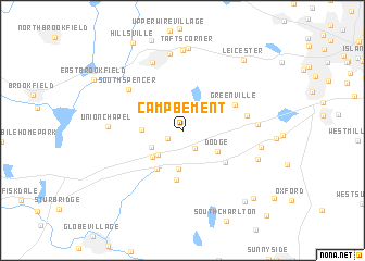map of Camp Bement
