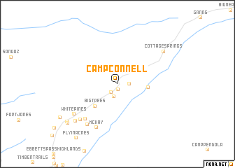 map of Camp Connell