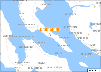 map of Camp Diana
