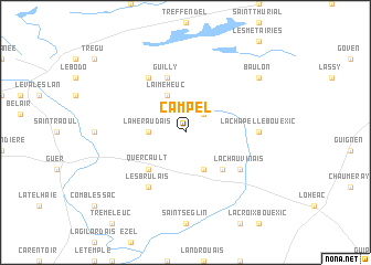 map of Campel