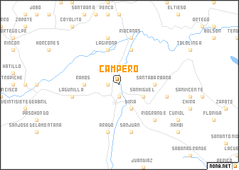 map of Campero