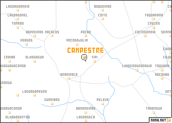 map of Campestre