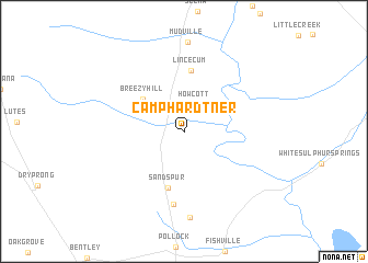 map of Camp Hardtner