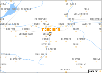 map of Campiano