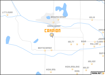 map of Campion