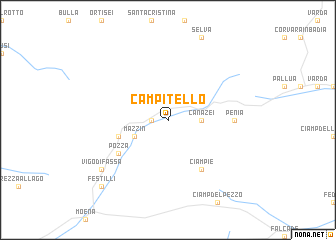 map of Campitello