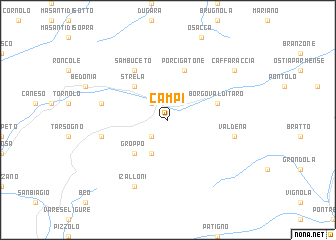 map of Campi