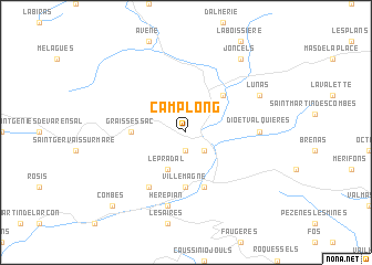 map of Camplong