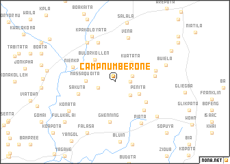 map of Camp Number One
