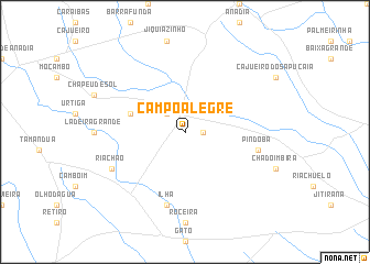 map of Campo Alegre