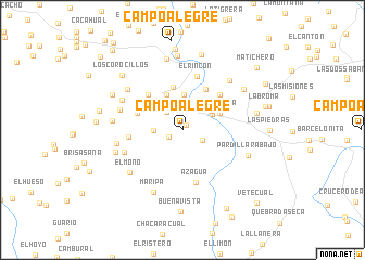 map of Campo Alegre