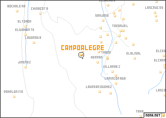 map of Campoalegre