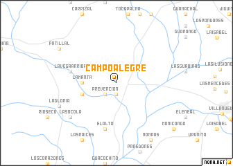 map of Campoalegre