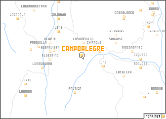 map of Campoalegre