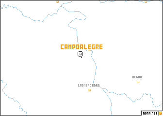 map of Campo Alegre