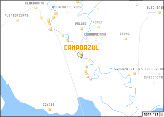 map of Campo Azul