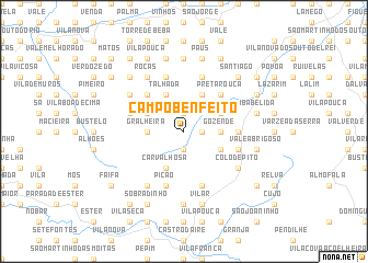 map of Campo Benfeito