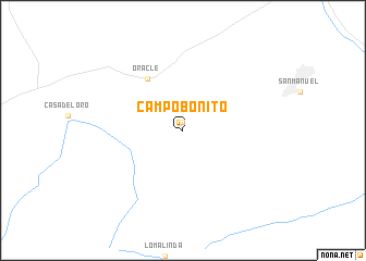 map of Campo Bonito