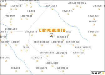 map of Campo Bonito