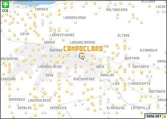 map of Campo Claro
