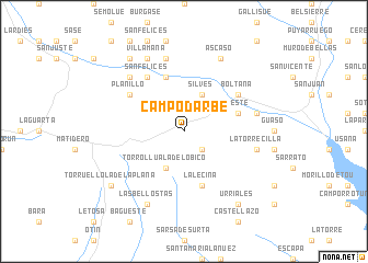 map of Campodarbe