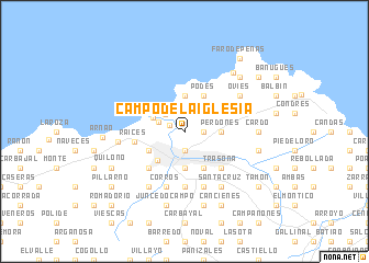 map of Campo de la Iglesia