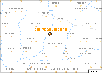 map of Campo de Víboras