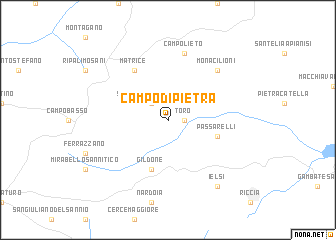 map of Campodipietra