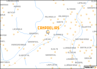 map of Campo Elías