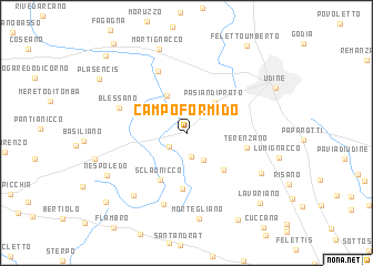 map of Campoformido