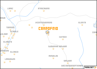 map of Campo Frío