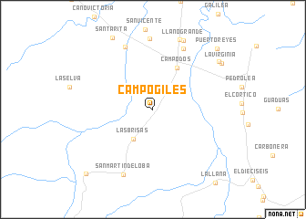 map of Campo Giles