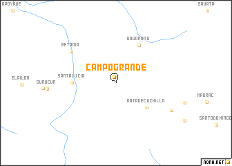 map of Campo Grande