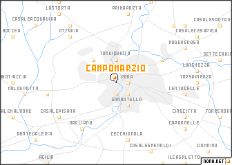 map of Campo Marzio