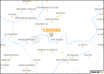 map of Campomé