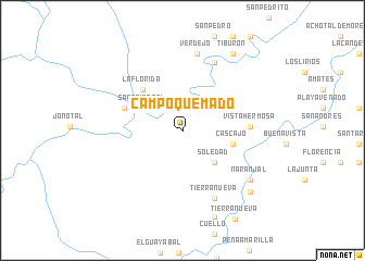 map of Campo Quemado