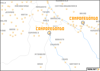 map of Campo Redondo