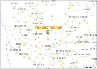 map of Campo Redondo