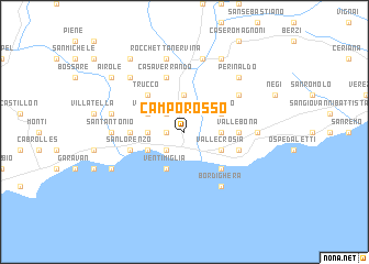 map of Camporosso