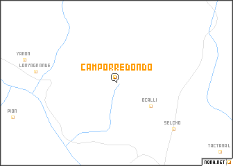 map of Camporredondo