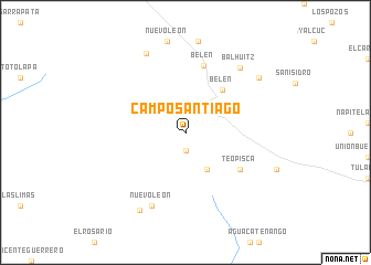 map of Campo Santiago